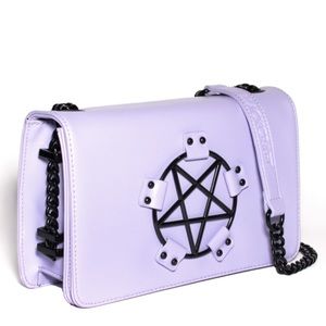 Blackcraft Cult purple pentagram crossbody!